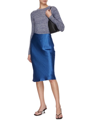 Figure View - Click To Enlarge - VINCE - Silky Slip Skirt