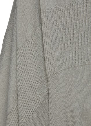  - RICK OWENS  - Wrap Merino Knit Cardigan