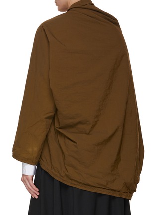 Back View - Click To Enlarge - Y'S - Asymmetrical Puffer Cape