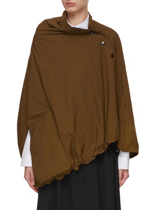 Main View - Click To Enlarge - Y'S - Asymmetrical Puffer Cape