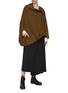 Figure View - Click To Enlarge - Y'S - Asymmetrical Puffer Cape