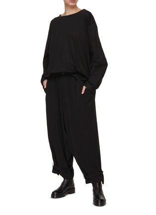 Figure View - Click To Enlarge - Y'S - Textured Sleeve Top