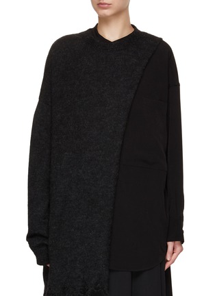 Main View - Click To Enlarge - Y'S - Knit Combi Shirt