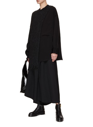 Figure View - Click To Enlarge - Y'S - Knit Combi Shirt