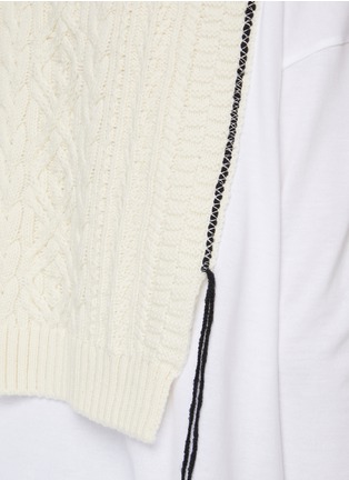  - Y'S - One Shoulder Knit Top