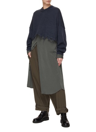 Figure View - Click To Enlarge - Y'S - Knit Long Shirt