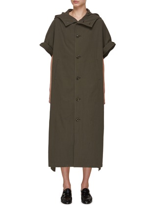 Main View - Click To Enlarge - Y'S - Hooded Dress