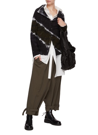 Figure View - Click To Enlarge - Y'S - Tie-Dye Knit Cardigan