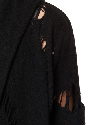  - Y'S - Distressed Knit Coat