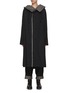 Main View - Click To Enlarge - Y'S - Contrast Lining Hooded Coat