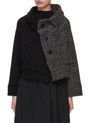Main View - Click To Enlarge - Y'S - Asymmetrical Cropped Jacket