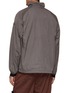 Back View - Click To Enlarge - PAUL & SHARK - Half Zip Stand Collar Fleece Lined Anorak