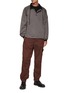 Figure View - Click To Enlarge - PAUL & SHARK - Half Zip Stand Collar Fleece Lined Anorak