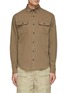 Main View - Click To Enlarge - PAUL & SHARK - Chest Pockets Cotton Twill Overshirt