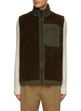Main View - Click To Enlarge - PAUL & SHARK - Teddy Fleece Vest