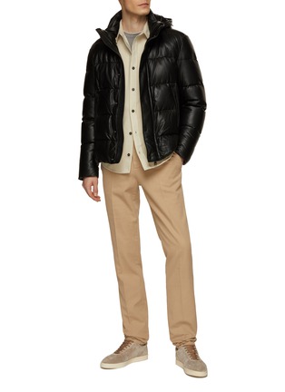 Figure View - Click To Enlarge - PAUL & SHARK - Hooded Puffer Jacket