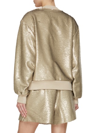 Back View - Click To Enlarge - THE FRANKIE SHOP - Metz Sequined Sweatshirt