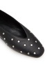 Detail View - Click To Enlarge - LE MONDE BERYL - Luna Almond Toe Studded Leather Ballerina Flats