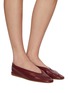 Figure View - Click To Enlarge - LE MONDE BERYL - Luna Leather Ballerina Flats