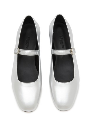 Detail View - Click To Enlarge - LE MONDE BERYL - Almond Toe Leather Mary Jane