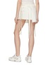 Back View - Click To Enlarge - HYEIN SEO - Dangling Ribbon Wrap Effect Asymmetric Mini Skirt