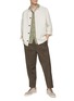 Figure View - Click To Enlarge - SUNSPEL - Button Front Cotton Linen Jacket