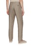 Back View - Click To Enlarge - SUNSPEL - Pleated Front Linen Pants