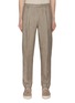 Main View - Click To Enlarge - SUNSPEL - Pleated Front Linen Pants
