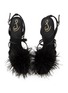 Detail View - Click To Enlarge - SAM EDELMAN - Layton 100 Feather Satin Heeled Sandals