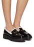 Figure View - Click To Enlarge - SAM EDELMAN - Laurs Cozy 40 Shearling Lined Leather Loafers