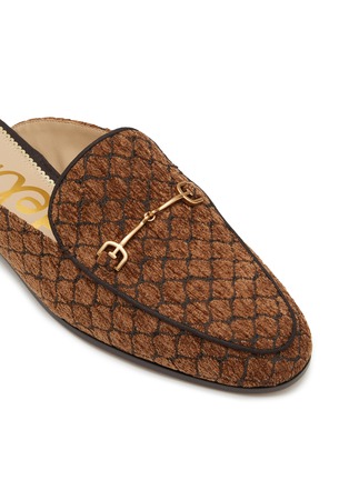 Detail View - Click To Enlarge - SAM EDELMAN - Linnie Linen Horsebit Slides