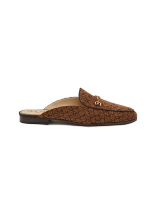 Main View - Click To Enlarge - SAM EDELMAN - Linnie Linen Horsebit Slides