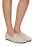 Figure View - Click To Enlarge - SAM EDELMAN - Loraine Shearling Horsebit Loafers