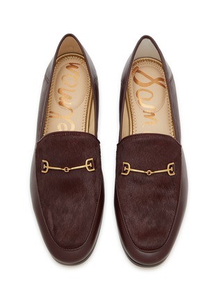 Detail View - Click To Enlarge - SAM EDELMAN - Loraine Panelled Leather Horsebit Loafers