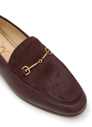 Detail View - Click To Enlarge - SAM EDELMAN - Loraine Panelled Leather Horsebit Loafers
