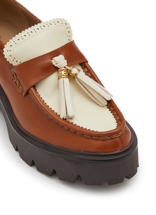 Detail View - Click To Enlarge - SAM EDELMAN - Meela 60 Tasseled Leather Loafers