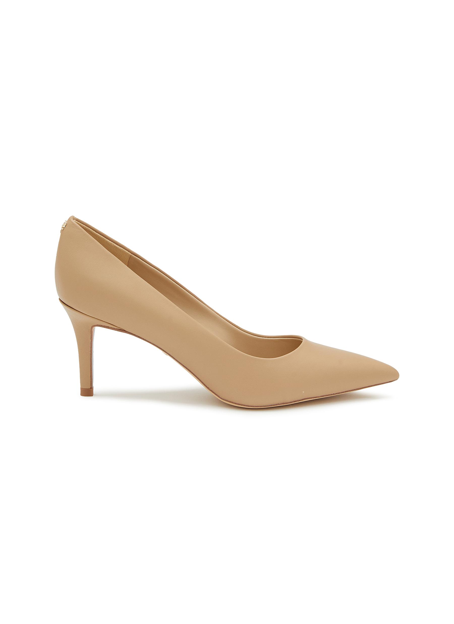 Sam Edelman Florencia Ankle Strap Peep Toe Pump in Gold Leaf | Smart Closet