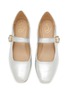 Detail View - Click To Enlarge - SAM EDELMAN - Michaela Leather Mary Jane Flats