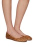 Figure View - Click To Enlarge - SAM EDELMAN - Felicia Luxe Cheetah Patterned Ballerina Flats