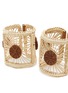 Detail View - Click To Enlarge - LA DOUBLEJ - Napkin Rings Set of 2 — Unita Marrone