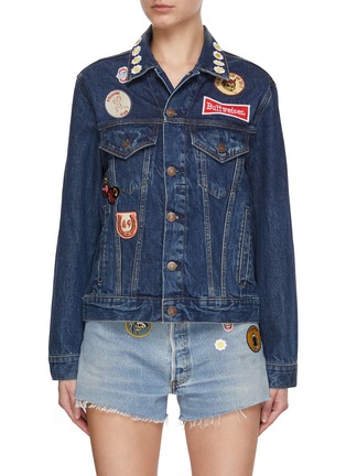 Main View - Click To Enlarge - RE/DONE - Patch Trucker Jacket