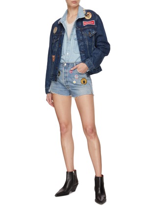 Figure View - Click To Enlarge - RE/DONE - Patch Trucker Jacket