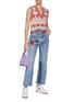 Figure View - Click To Enlarge - RE/DONE - Patch Flared Leg Jeans