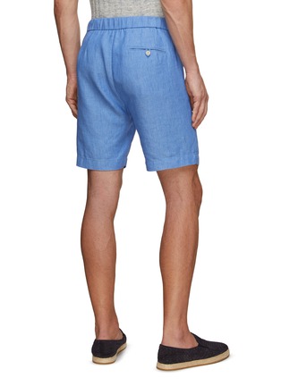 Back View - Click To Enlarge - FRESCOBOL CARIOCA - Felipe Linen Cotton Shorts