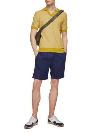 Figure View - Click To Enlarge - FRESCOBOL CARIOCA - Rino Buttonless Polo Shirt