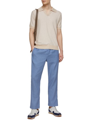 Figure View - Click To Enlarge - FRESCOBOL CARIOCA - Rino Buttonless Polo Shirt