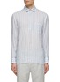 Main View - Click To Enlarge - FRESCOBOL CARIOCA - Striped Linen Shirt