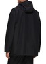 Back View - Click To Enlarge - PRADA - Logo Plaque Hooded Parka