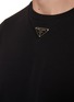  - PRADA - Logo Plaque Cotton T-Shirt