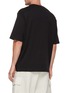 Back View - Click To Enlarge - PRADA - Logo Plaque Cotton T-Shirt